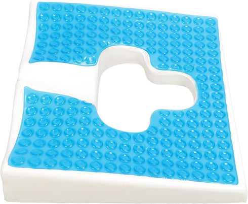 Tailbone Anti Bedsore Cushion, Breathe Freely Material, T Shaped Opening Triangular Slope Design Pad,for Bedridden