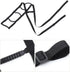 VERDANVERSE Bed Ladder Assist Pull up Strap with Handle Grips for Elderly and Patients, Black Bed Sit up Helper