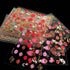 Lips Nail Stickers for Valentine's Day, 3D Gold Nail Decals Foils for Heart Red Lip Self-Adhesive Nail Design