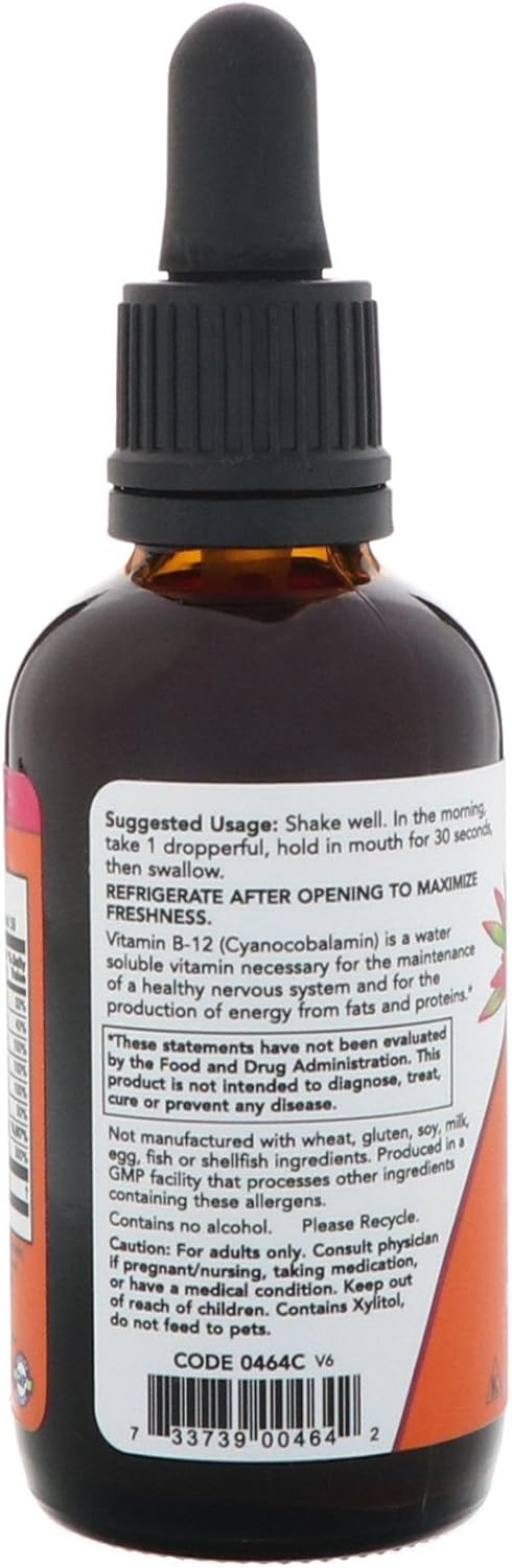 Now Foods Liquid B-12 (B Complex), 2 fl oz