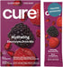 Cure Hydration | Plant-Based Electrolyte Drink Mix | Berry Pomegranate | Box of 8 Packets | No Added Sugar | Vegan
