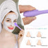 2PCS Manual Facial Cleansing Brush, Silicone 2 in 1 Face Mask Applicator and Scrubber Tool for Exfoliating Makeup