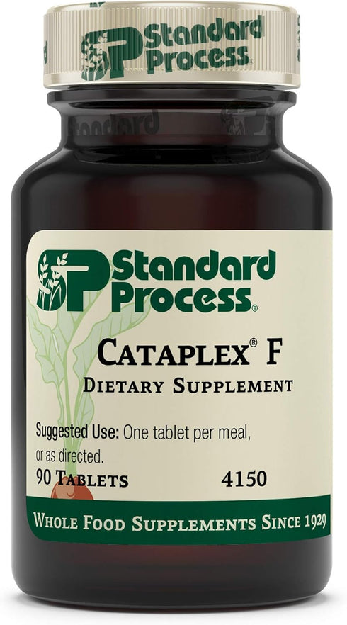 Standard Process Cataplex F, 90 Tablets - Whole Food Supplement for Thyroid Support & Skin Health