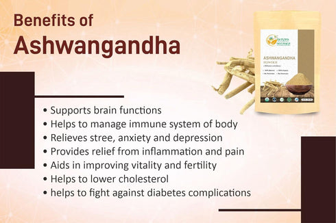 Organic Ashwagandha Root Powder, Ayurvedic Herbal Supplement, 5.3 oz for Support and Strength