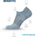 OS1st FS4 No Show Socks for Plantar Fasciitis Relief - Comfort & Support