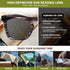 AQWANO 2 Pairs Reading Sunglasses for Women, Fashion Designer Cat Eye Sun Readers with Spring Hinges