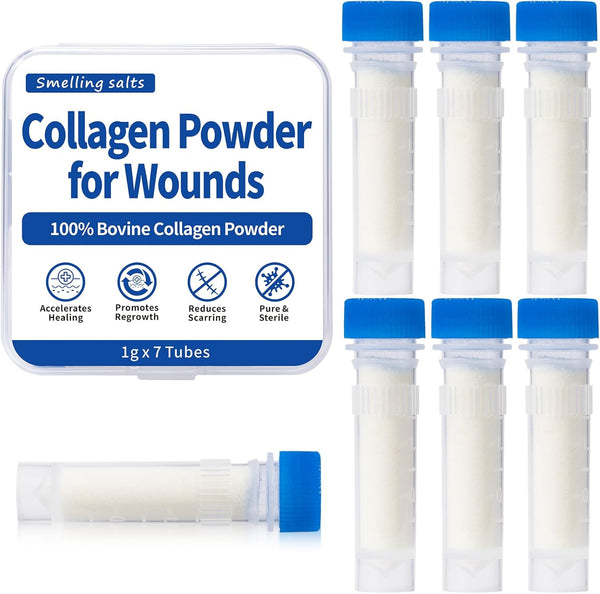 Smelling salts Collagen Powder for Wounds Medical-Grade Bovine Collagen, Collagen Wound Care Powder, Supports