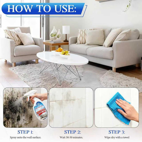 VOKSODHCK Highly Effective Removal Spray,Wall Cleaner Spray-Bathroom Foam Cleaner