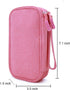 Diabetic Supplies Storage Bag, Portable Carrying Case for Glucose Meter, Insulin Pen, Test Strips, Medication (Pink)