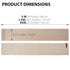 ORTONYX 6.25" Abdominal Binder for Men and Women, Postpartum Post-operative Support Belt, Beige S/M