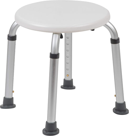 Flash Furniture Hercules Series Aluminum Bath and Shower Chair with Adjustable Seat