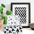 AnyDesign 12 Sheet Black White Wrapping Paper, 19.7 x 27.6 Inch Minimalist Gift Wrap Paper for Birthday Graduation