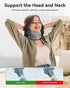 Neck Brace Cervical Collar for Sleeping, Soft Foam Wraps for Cervical Spine Pressure Relief - Grey (15.8-18.1 Inch)