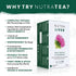 NUTRALIVER Detox Tea for Liver Cleansing with Milk Thistle, Turmeric & Fennel, 20 Tea Bags