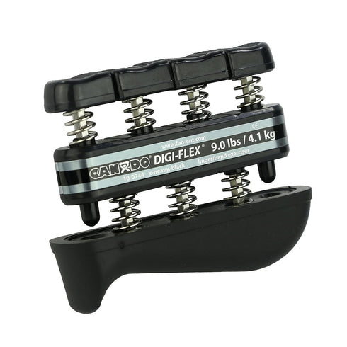 CanDo Digi-Flex Hand and Finger Exerciser, Black-X-Heavy, for Dexterity and Strength