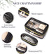Travel Clear Makeup Bag Set, Portable Cosmetic Bag for Women, Clear Toiletry Bag with Zipper