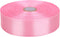 1 Inch Pink Satin Ribbon, 50 Yards, Solid Fabric for Wedding Invitations, Gift Wrapping, Party Decorations