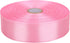 1 Inch Pink Satin Ribbon, 50 Yards, Solid Fabric for Wedding Invitations, Gift Wrapping, Party Decorations