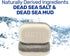 MG217 3.2oz Psoriasis Dead Sea Exfoliating Bar Soap - Dead Sea Salt, Mud, Aloe Vera, Vitamin E & Rose Geranium Oil