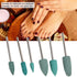 Nail Drill Bits Set, 6pcs Nail Polishing Grinding Machine Tools, Silicone Polisher for Acrylic Gel Nails, Manicure