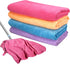 4 Pcs Multicolor Extra Large Microfiber Cleaning Cloth, 30 x 20 Inch, Reusable Thick Towel for Home Office