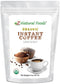 Organic Instant Coffee Powder, Dark Roast Delight, Rich in Antioxidants, Gluten Free, Vegan, Non-GMO, 8 oz