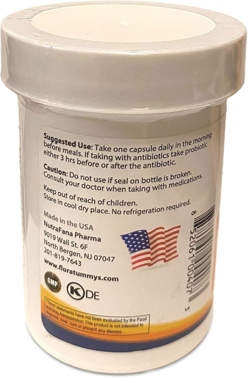 50 High Potency Adult Probiotic - 50 Billion CFU, Prebiotics, Dairy Free, Gluten Free, Non-GMO, Sugar-Free