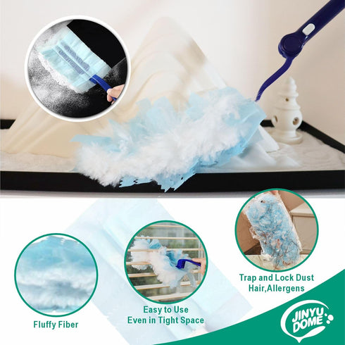 Disposable Dusters Refills, Heavy Duty, Designed for Swiffer Dusters, 30 Unscented Dusters