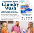Laundry Detergent for Sensitive Skin, Plant-Based, Gentle & Safe for Baby Clothes, 50 Loads, Includes 1 Refillable