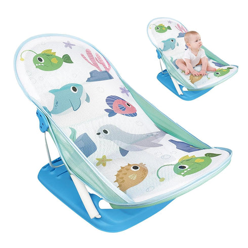 Generic Counter Foldable Toddler Bather - Bathtub Foldable Toddler Bath Bather Seat | Foldable Baby Bather with Bath