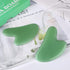 rosenice Gua Sha Facial Tools, Jade Stone Manual Massage Sticks for Jawline Sculpting and Puffiness