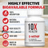 10X Health 5 MTHF Supplement, 60 Capsules, Methylated Multivitamin with Magnesium for Brain & Heart Health