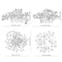 Maitys 44 Pieces Wedding Hair Accessories, Faux Pearl Crystal Comb Clips for Bride Bridesmaid
