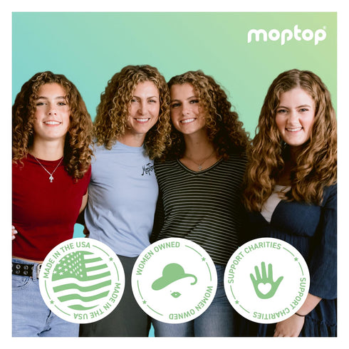 MopTop Detox Shampoo - Scalp Clarifying Shampoo for Build Up, Hard Water, Dirt & Oil, 8oz, Sulfate & Paraben Free