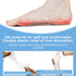 Arch Support Shoe Inserts - MHBH Self-Adhesive Arch Pads for Flat Feet and Heel Pain, Gel Insoles for Men and Women (2
