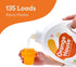 Orange House Liquid Laundry Detergent, Free and Clear, 135.3 Fl Oz, Natural Clean with Orange Oil, HE & Standard