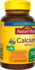 Nature Made Calcium 600 mg with Vitamin D3 - Dietary Supplement for Bone Support, 120 Tablets (Pack of 3)