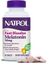 Natrol Fast Dissolve Melatonin 10 mg, Sleep Support Supplements for Adults, 60 Citrus-Flavored Tablets, Up to 60 Day