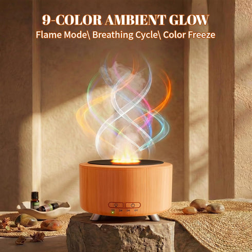 Suaglx 500 9 Essential Oil Diffuser for Home, Aromatherapy Diffuser Oil Machine for Office Room Yoga, Aroma Diffuser