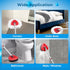 Spin Mop Head Replacement for EasyWring 1 Tank - Upgraded Scrub Brush Mop Set with 2 Microfiber Mop Refills and Handle