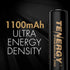Tenergy Premium PRO Rechargeable AAA Batteries, 1100mAh High Capacity NiMH, 8 Pack