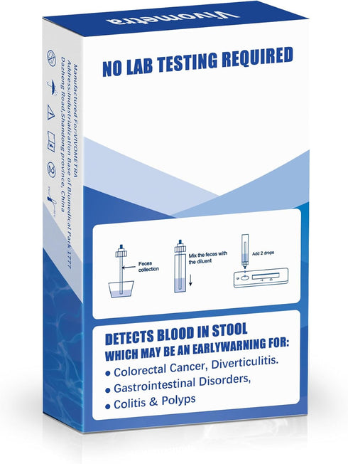 Sophbabio Immunochemical 2 Pack Colorectal Diseases Test at-Home Fecal Occult Blood (iFOB) Colon Screening Test Kit