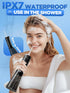 WELLFINE Water Dental Flosser Teeth Pick, 4 Modes Cordless Oral Irrigator, 300ML Portable and Rechargeable