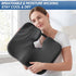 HANQIMER Tailbone 17" 16" Wheelchair Seat Cushion with Hole and Cutout for Pressure Relief, Ergonomic Wheelchair Donut