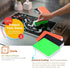 PULITO STATO Multi-Use Heavy Duty Color Scrub Sponge Household Deep Cleaning Scrubber Long Lasting with Non-Scratch Protecting The Cooktop Surface Removing Heavy Burned-On Residue 3 Pack-Multi-Colors by InnoCrossover