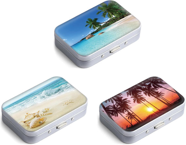 Dental Floss Portable Case, Easy to Store Floss Picks, Perfect for Travelling, Hotels, and Appointments (3 Piece)