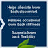 Life Extension Lower Back Relief Supplement, 60 Capsules - Chinese Chaste Tree & Ginger Extract for Discomfort &