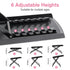 Subay Pedicure Foot Rest, 6 Heights Adjustable Foot Stand for Pedicure, Foldable Non-Slip Pedicure Stand for Easy At Home Pedicures, No More Bending or Stretching Pedicure Stool Tool for Home Foot Spa