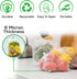 C&S Event Supply Co. Clear 7-10 Gallon Trash Bags - Un-Scented Disposable Garbage Bags for Kitchen, Bathroom, Office
