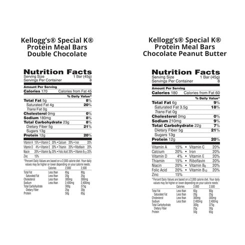 Pack, 3.18lb (4 32 Count) Special K Bar Protein Meal Bars, Meal Replacement, Variety Case Boxes